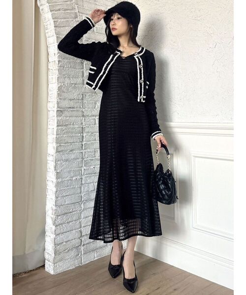 RESEXXY（リゼクシー） ワンピース シアーチェックアンサンブル