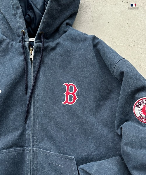 Perushu SD ブラウン コート・ジャケットMLB Perushu ブルゾン アウター × MLB コラボ中綿キルティングダック
