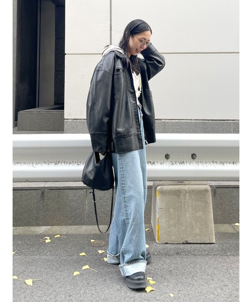 Ungrid ジーンズ デニム デニムパンツ ロールアップルーズデニム