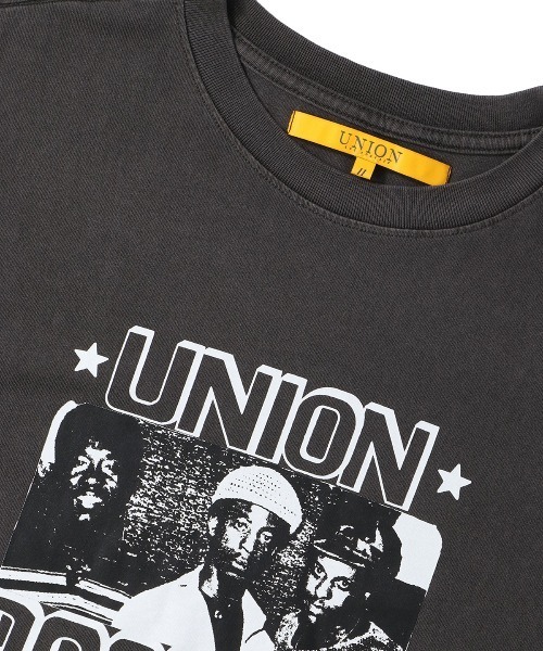 最終値下げ！新品未使用　UNION×DE LA SOUL グレー Tシャツ UNION（ユニオン） tシャツ UNION OG FLICK UP L/S TEE メンズ