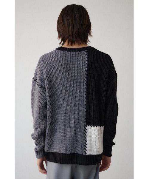 ♡新品タグ付♡エムズグレイシー♡2024年バイカラージップアップニットジャケット M'S GRACY 2024 A/W Collection | msgracy