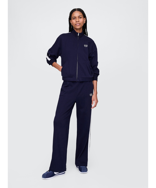 GAP ネイビー ジャージパンツ&トラックジャケット セットアップ XXS GAP（ギャップ） トレーナー スウェット ヴィンテージ ソフト Gapロゴ