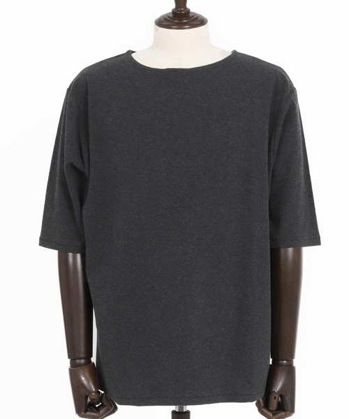 CAMBIO tシャツ mt9456-Span Fraise Narrow Boat Neck Cut sew T