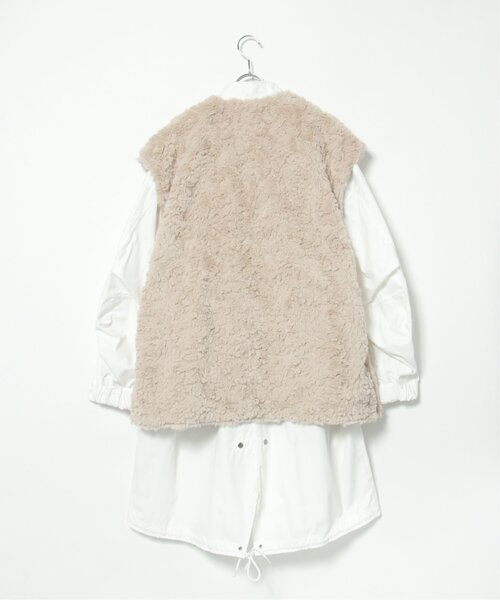 「VENCEEXCHANGE」 モッズコート FREE ブラック レディース_画像4