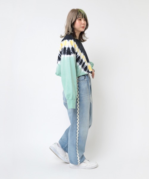 RNA（アールエヌエー） トレーナー スウェット M2389 タイダイショート