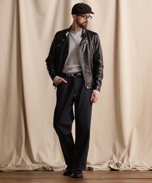 革ジャン ライダース Schott/ショット/NEW DOUBLE BREAST RIDERS/ダブル ブレスト ライダース メンズ レディースの画像