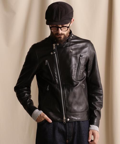 革ジャン ライダース Schott/ショット/NEW DOUBLE BREAST RIDERS/ダブル ブレスト ライダース メンズ レディースの画像