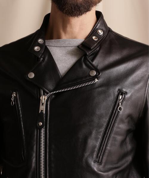 革ジャン ライダース Schott/ショット/NEW DOUBLE BREAST RIDERS/ダブル ブレスト ライダース メンズ レディースの画像