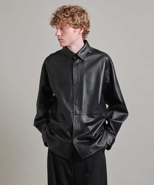 LOEFF シャツ 「LOEFF」ラムレザー MEN'S メンズ : ZOZOTOWN