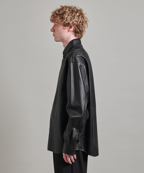 LOEFF シャツ 「LOEFF」ラムレザー MEN'S メンズ : ZOZOTOWN