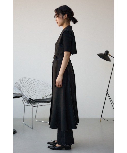 AZUL BY MOUSSY ワンピース オープンカラージレワンピース