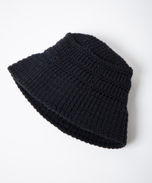 RACAL ニット帽 ニットキャップ Crochet-Style Knit Bucket Hat