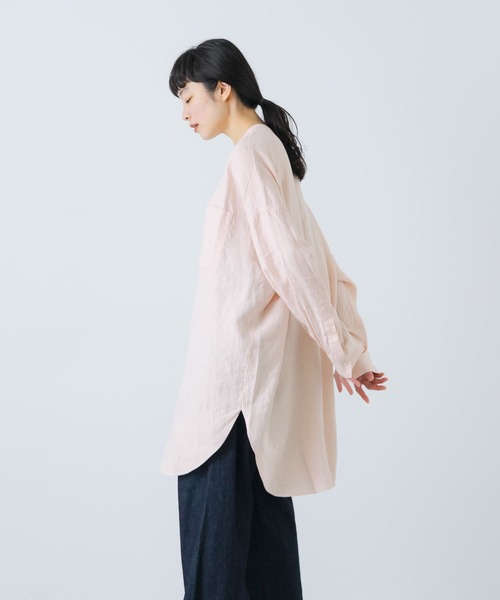 かぐれ　リネンチュニックシャツ かぐれ｜リネンチュニックシャツ - かぐれ(カグレ) | キナリノモール