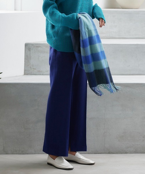 「LAUTREAMONT」 スラックス 11号 ブルー レディース_画像9