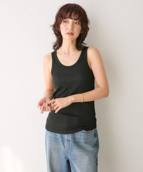 RIVE DROITE（リヴドロワ） タンクトップ ノースリーブ 「コーデの
