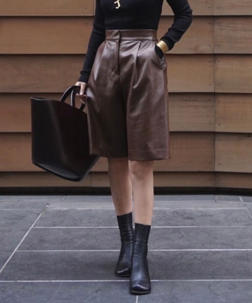 ETRE TOKYO（エトレトウキョウ） ハーフパンツ S ブラウン レディース