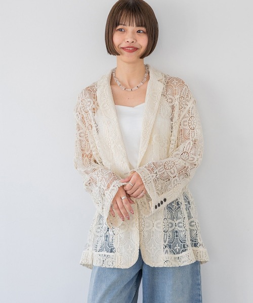 新品 apart by lowrys あいか企画 vintageレースジャケット A part by ジャケット テーラードジャケット 「あいか企画 WEB