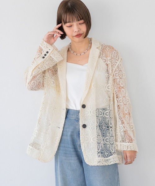 新品 apart by lowrys あいか企画 vintageレースジャケット A part by ジャケット テーラードジャケット 「あいか企画 WEB