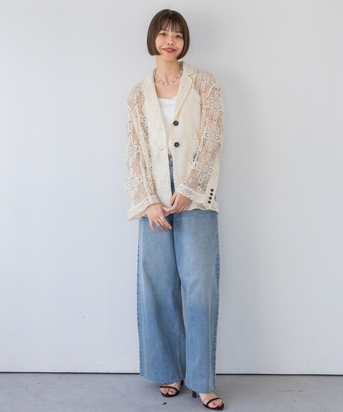 新品 apart by lowrys あいか企画 vintageレースジャケット A part by ジャケット テーラードジャケット 「あいか企画 WEB