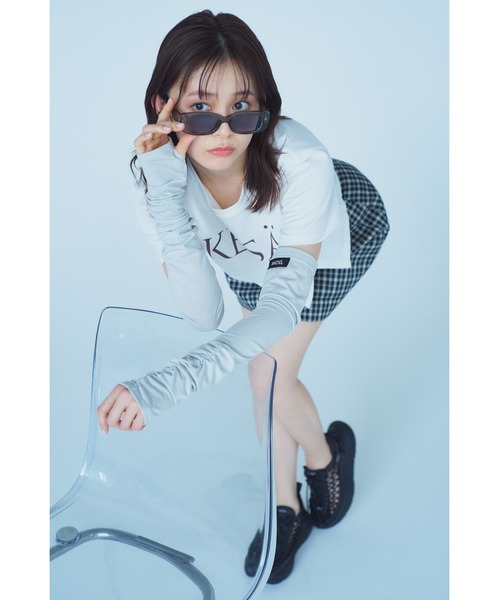 SustainableロゴTシャツ スナイデル SNIDEL SustainableデザインロゴTシャツ （BLK