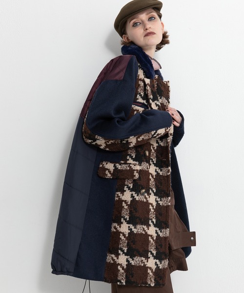 AULA AILA（アウラ アイラ） ピーコート pコート テーラーハーフコート