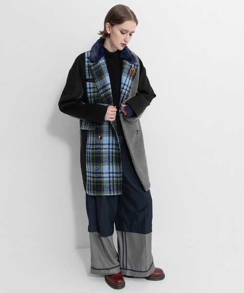 AULA AILA（アウラ アイラ） ピーコート pコート テーラーハーフコート