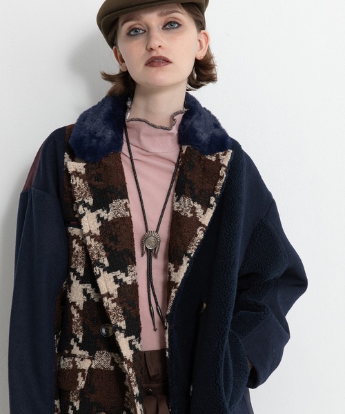 AULA AILA（アウラ アイラ） ピーコート pコート テーラーハーフコート