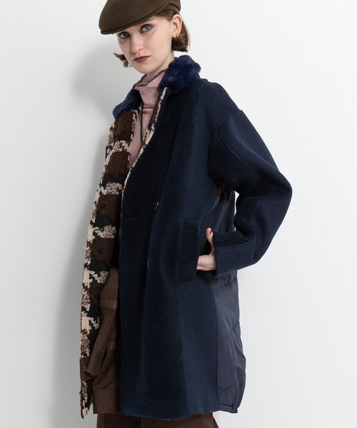 AULA AILA（アウラ アイラ） ピーコート pコート テーラーハーフコート