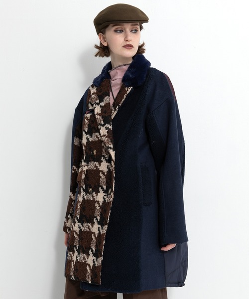 AULA AILA（アウラ アイラ） ピーコート pコート テーラーハーフコート