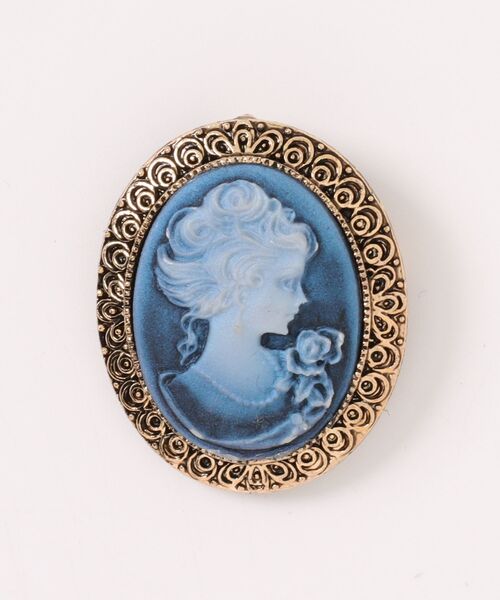 欧州航路 ブローチ 「欧州航路」アンティークカメオ風ブローチ