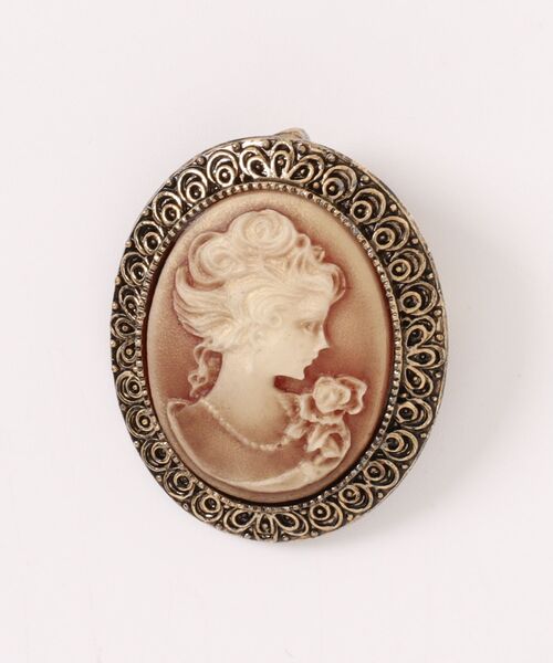 欧州航路 ブローチ 「欧州航路」アンティークカメオ風ブローチ