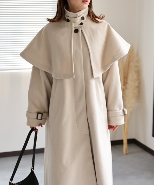 sakishimatokyo ステンカラーコート FREE ブラック レディース