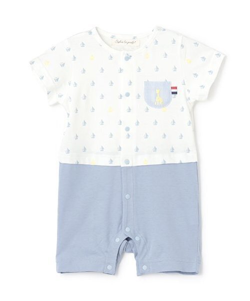 SOPHIE LA GIRAFE（キリンのソフィー） ベビー服 ロンパース ヨット