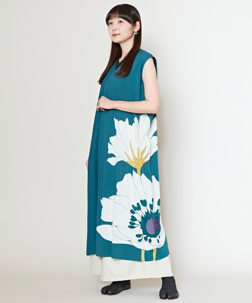 カヤ ワンピース 「カヤ」花一華ワンピース＆UV羽織付き