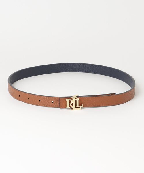 Ralph Lauren レディース ベルト LAUREN RALPH ベルト ロゴ リバーシブル レザー スキニー