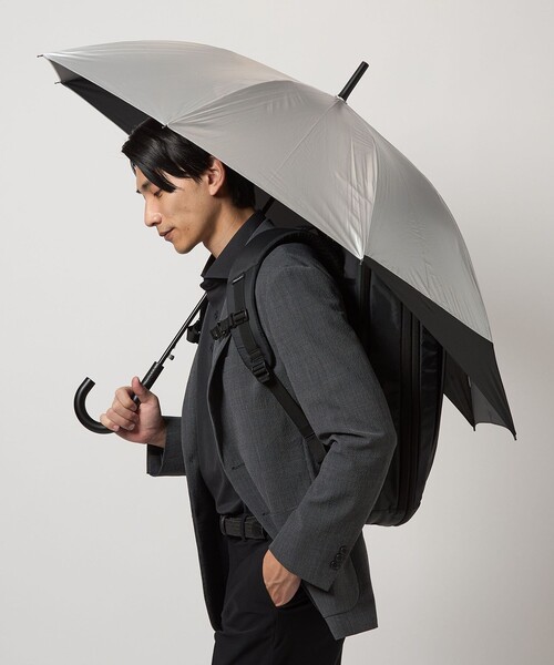 Wpc. 傘 「別注」「Wpc.」GLR BACK PROTECT シルバーレイン 長傘