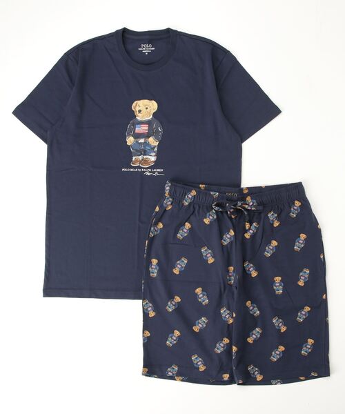 関税込★POLO RALPH LAUREN★Madison All Over ベア パジャマ RALPH LAUREN HOME パジャマ ルームウェア Polo ベア コットン