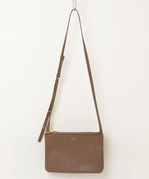 CELINE ショルダーバッグ ブラウン CELINE 「CELINE」 ショルダーバッグ - ブラウン レディース