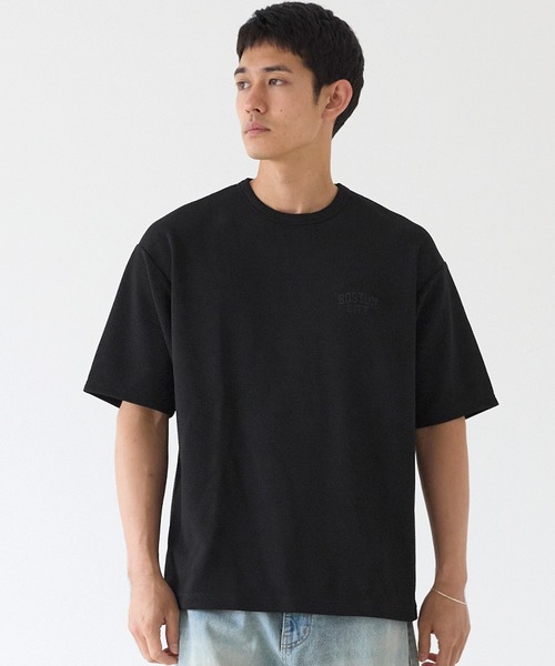 coca（コカ） tシャツ エンボスワンポイント刺繍Tシャツ メンズ