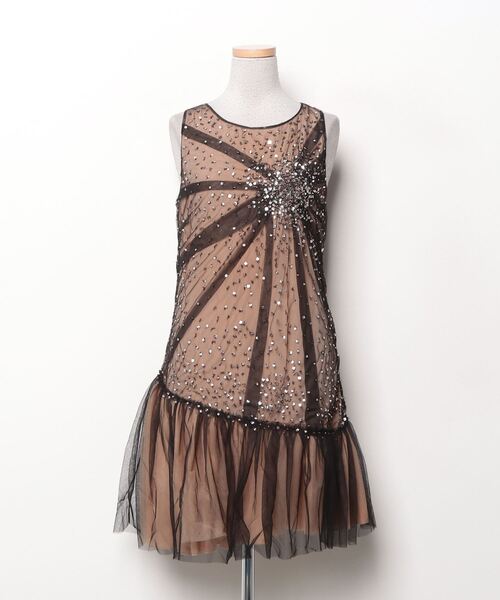 RED VALENTINO(レッドヴァレンティノ) ビジューノースリーブ RED VALENTINO(レッドヴァレンティノ) ビジューノースリーブ