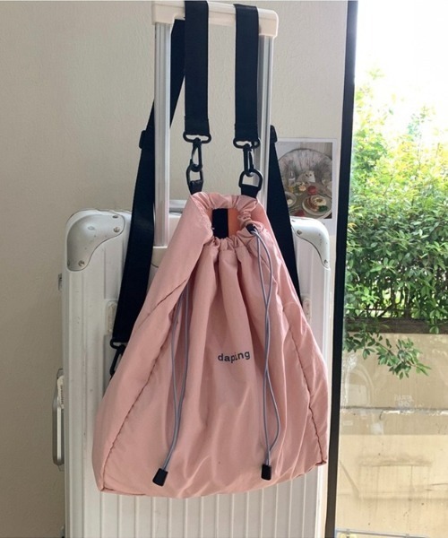 LADY LIKE（レディライク） デイバック リュック ワンポイント入り巾着