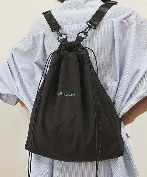 LADY LIKE（レディライク） デイバック リュック ワンポイント入り巾着