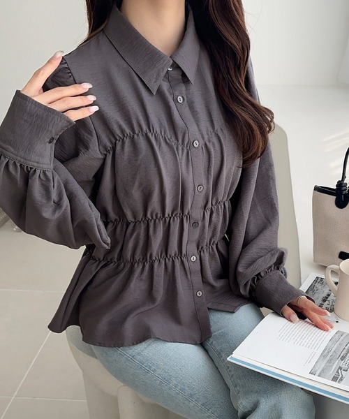 mily bilet ブラウス シャツ 「mily bilet」一枚で、主役級。ビスチェ