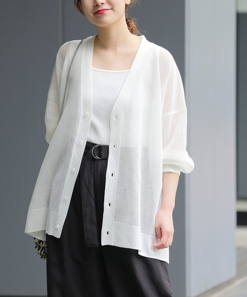 JOURNAL STANDARD relume カーディガン 「追加」メッシュ