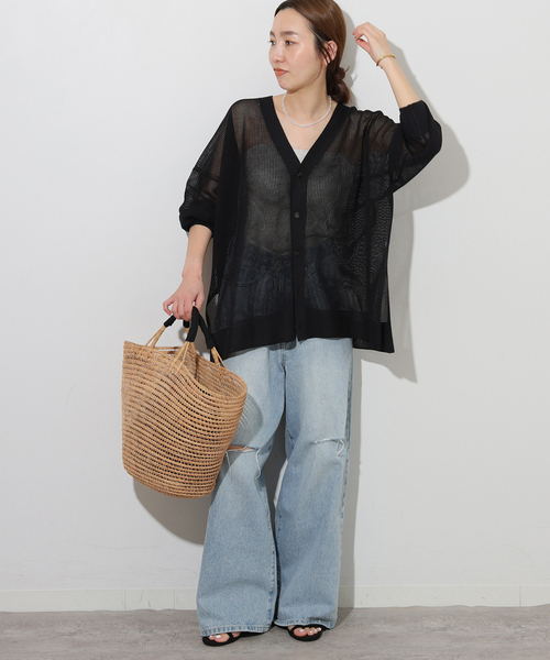 JOURNAL STANDARD relume カーディガン 「追加」メッシュ
