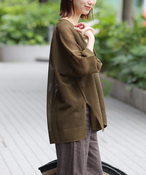 JOURNAL STANDARD relume カーディガン 「追加」メッシュ