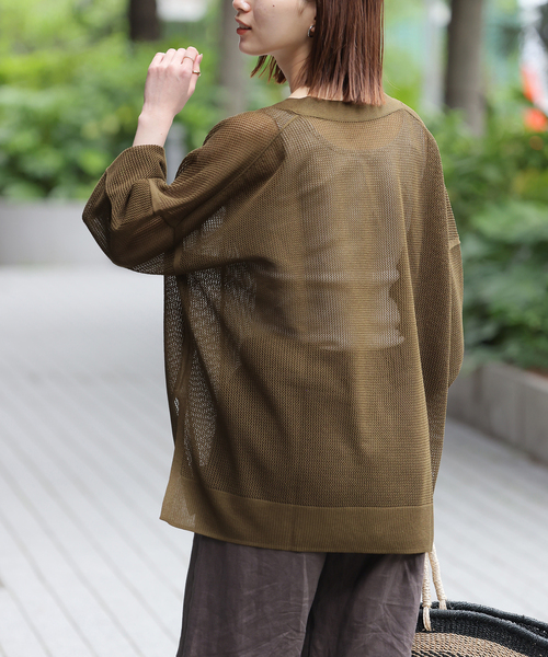 JOURNAL STANDARD relume カーディガン 「追加」メッシュ