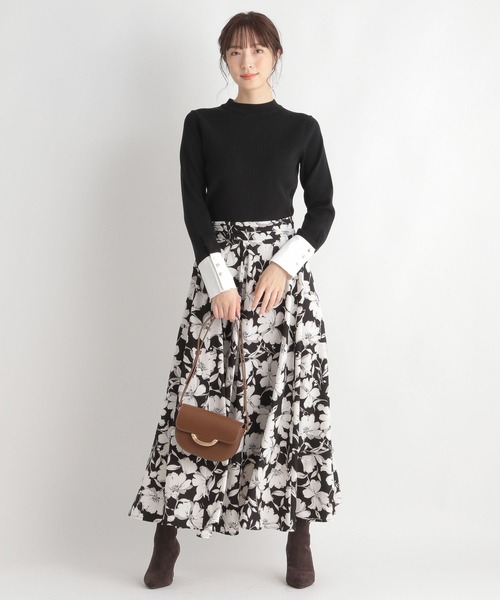 「Andemiu」 長袖ニット FREE ブラック レディース_画像8