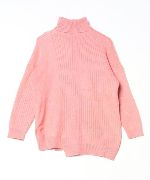 「emi+」 「ABITOKYO」タートルネックニット FREE レッド レディース_画像2