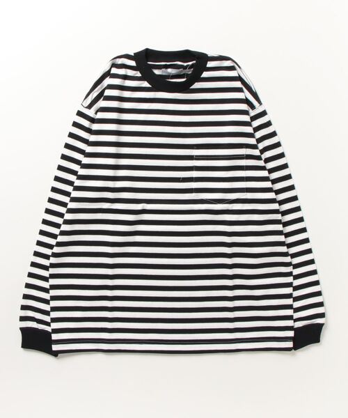 「SHIPS any」 長(zhǎng)袖Tシャツ MEDIUM ダークグレー メンズ